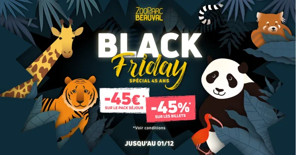 Black Friday Beauval 2025 promo billets séjours Black Friday Beauval 2025 promo billets séjours