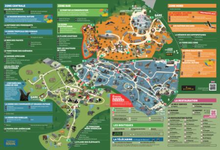 Plan Zoo Beauval 2023