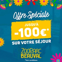 offre spéciale Séjours Beauval jusqu'à 100 € de remise printemps 2026