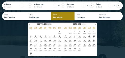 tarifs hotels Zoo Beauval 2025