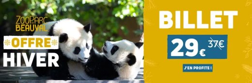 vente flash Zoo Beauval hiver 2023